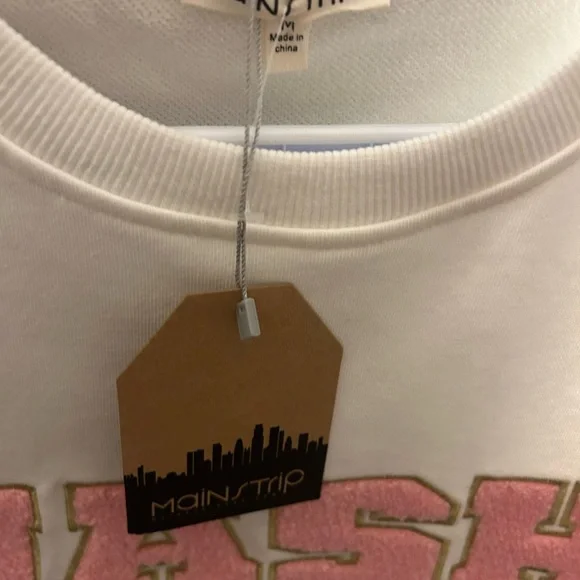 Nashville Main Strip cropped oversized T - Picture 6 of 7